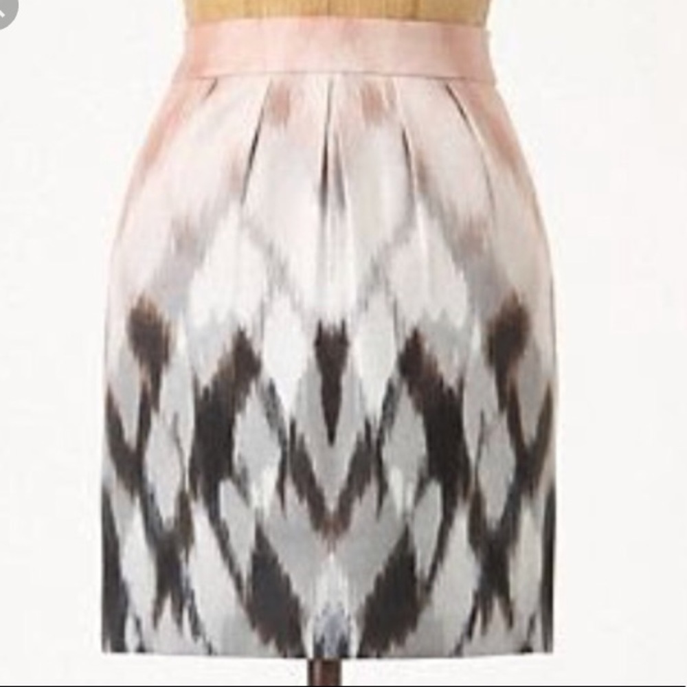 Anthropologie Leifsdottir Silk Skirt 12